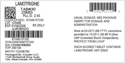 Label (65862 227 01 Lamotrigine 25mg 67046 1573 30)
